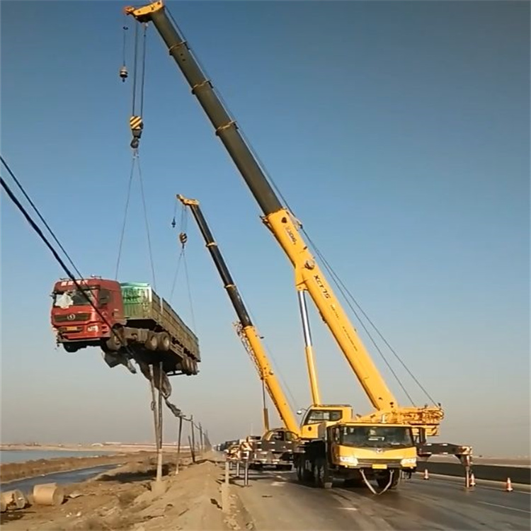 九合垸原种场吊车怎么吊货车